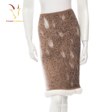 Fashion Girls Cashmere Wool Knitted Warm Skirt